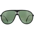 Produktbild: Carrera Aviator Mens Matte Black Green Polarise Lunettes de soleil