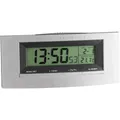 Produktbild: TFA Dostmann Funk-Wecker digital, inkl Weckalarm mit Snooze, 98.1030, Innentemperatur-Anzeige, Datum & Wochentag, Hintergrundbeleuchtung – automatische Zeitumstellung, präzise & zuverlässig