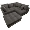 Produktbild: riess-ambiente Wohnlandschaft, Grau, Textil, L-Form, 220x85x190 cm, Oeko-Tex® Standard 100, Wohnzimmer, Sofas & Couches, Wohnlandschaften, Wohnlandschaften in U-Form