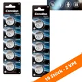 Produktbild: CR2450, DL2450 Knopfzellen Batterien Lithium 3V Camelion im 10er-Pack