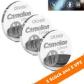 Produktbild: 3 x Camelion CR2450 Lithium Knopfzellen Batterie DL2450 550mAh 24,5mm x 5mm