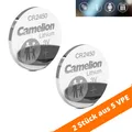 Produktbild: 2 x Camelion CR2450 Lithium Knopfzellen Batterie DL2450 550mAh 24,5mm x 5mm