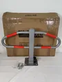 Produktbild: Parkplatzsperre Parkplatzbügel Absperrbügel Stahl 47 x 73 cm Poller 3 Schlüssel