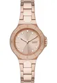 Produktbild: DKNY Damenuhren Chambers, QuarzDreizeigerwerk, 34MM Rose Gold Edelstahlgehäuse mit Edelstahlarmband, NY6642