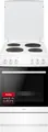 Produktbild: Amica Standherd SHE 11555 W | 50 cm | 69l Backofen | 4 Kochplatten | Steam Clean | Infrarotgrill | weiß, A (Spektrum: A+++ bis D)