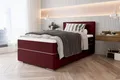 Produktbild: 99rooms Phönix Mini Boxspringbett 90x200 cm Webstoff MALMO_NEW Bordeaux