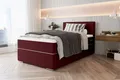 Produktbild: 99rooms Boxspringbett Phönix Mini (Schlafzimmerbett, Bett), mit Taschenfederkernmatratze und Topper, in Webstoff MALMO_NEW