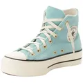 Produktbild: Converse CHUCK TAYLOR ALL STAR LIFT PLATFORM SUEDE Sneaker blau 39,5 EU
