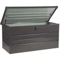 Produktbild: Metallaufbewahrungsbox Megabox Xxl - 158 X 64 Cm 600l Anthrazit Größe 600l Kissenbox Gartenbox Auflagenbox Aufbewahrungsbox - Home Deluxe