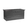 Produktbild: Home Deluxe - Metallaufbewahrungsbox - MEGABOX XXL, Anthrazit - 600 L Fassungsvermögen, Maße: 158 x 64 x 62 cm, verzinktes Stahlblech, wasserdicht I Aufbewahrungsbox mit Deckel Gartenbox Auflagenbox
