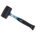 Produktbild: Gummi Ausbeulhammer mit Fiberglasstiel 750 g Gummihammer