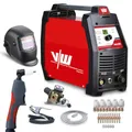 Produktbild: VECTOR WELDING Plasmaschneider 50 A SET - Plasma Cutter mit 50 Ampere Stromstärke und 13mm Schnittstärke - 230V - Inkl. Plasmabrenner und Plasma Düsen Set - Paris 500