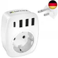 Produktbild: LENCENT Reiseadapter Adapter Schweiz Deutschland Stecker, EU auf CH, Typ-J,