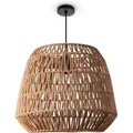 Produktbild: Pendelleuchte Wohnzimmer Boho Korbleuchten Pendellampe Rattan Hängeleuchte Natur (Ø40cm), Pendelleuchte - Typ 9 - Paco Home