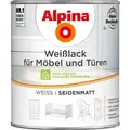 Produktbild: Alpina Weißlack für Möbel & Türen seidenmatt 750 ml