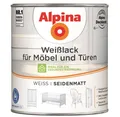 Produktbild: Alpina Weißlack ALPINA Weißlack für Möbel und Türen, seidenmatt, 750ml