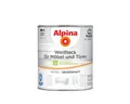 Produktbild: Alpina Weißlack für Möbel & Türen seidenmatt, weiß, 0,75 l