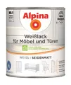 Produktbild: Alpina Weißlack für Möbel und Türen 750ml seidenmatt
