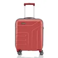 Produktbild: travelite 4-Rad Handgepäck Koffer mit TSA Schloss erfüllt IATA Borgepäck Maß, Gepäck Serie VECTOR: Robuster Hartschalen Trolley in stylischen Farben, 072047-88, 55 cm, 40 Liter, koralle (rot)