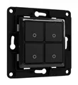Produktbild: Shelly Wall Switch, 4-fach, schwarz