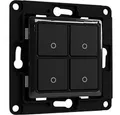 Produktbild: Shelly Wandtaster 4-fach · WS4 black Wandtaster