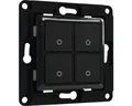 Produktbild: Shelly Wall Switch 4 Wandtaster 4-fach schwarz
