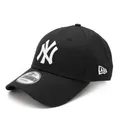 Produktbild: New Era MLB 9Forty Cap New York Yankees Baseball Mütze Verstellbar Schwarz Weiß