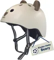 Produktbild: Hudora Kinderhelm Beary, mocha, Kleinkind-Helm in XXS/XS - Ideal für Laufrad, Scooter & Fahrrad