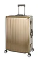 Produktbild: Travelhouse Tokyo 100% Aluminium Reisekoffer Gold XL-78cm Hartschalenkoffer2X TSA Zahlenschloss 4 Doppelräder 360° Rollen Vol. 110L