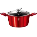 Produktbild: BerlingerHaus GRANITE POT 28cm Red METALLIC LINE BH-1258 (28 cm, Aluminium) (BH/1258)