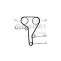 Produktbild: CONTITECH CT 1077 Water Pump & Timing Belt Set CT1077WP2
