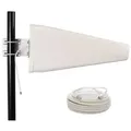 Produktbild: PremiumX LTE-Antenne Outdoor 3G 4G LTE Richtantenne 10m Kabel - Hotspot Mobilfunk Vodafone Telekom Modem Router WLAN