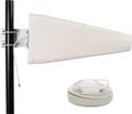 Produktbild: PremiumX LTE Antenne 3G 4G Mobiles Netzwerk Außenantenne Outdoor 10m Kabel