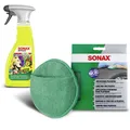 Produktbild: SONAX 500ml COCKPITPFLEGER MATTEFFEKT LEMON ROCKS + MIKROFASER PFLEGE PAD