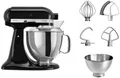 Produktbild: KitchenAid Küchenmaschine 5KSM175PSEOB ONYX BLACK, 300 W, 4,8 l Schüssel, mit Zubehör im Wert von ca. 112,-€ UVP