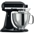 Produktbild: 5413184120634 KitchenAid 5KSM175PSEOB Mixer Standmixer 300 W Schwarz, Edelstahl
