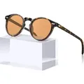 Produktbild: Sonnenbrille rund Damen A26 Schildpatt Orange Nicht Polarisiert Linse