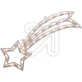 Produktbild: LED-Fenstersilhouette Komet 35 LEDs warmweiß 55x22cm