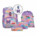 Produktbild: CLOUD FLASH Schulranzen-Set ''Butterfly Luna'', 5-teilig