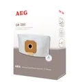 Produktbild: AEG GR28S Staubsaugerbeutel (4 Synthetik Staubbeutel, 1 Mikrofilter, optimale Filtration und dauerhaft starke Saugleistung, +50% Lebensdauer, u. a. für Vampyr CE, weiß)
