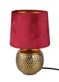 Produktbild: Reality Leuchten Tischleuchte Sophia R50821010, Keramik goldfarbig, Samtschir...