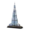 Produktbild: Kubisches lustiges 3D-Puzzle Burj Khalifa mit LED-Beleuchtung