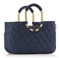 Produktbild: reisenthel Tasche Einkaufskorb loopshopper M rhombus midnight gold OS4111