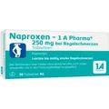 Produktbild: Naproxen-1A Pharma 250 mg b.Regelschmerzen Tabl. 30 St
