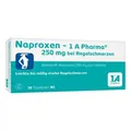 Produktbild: Naproxen-1A Pharma 250mg bei Regelschmerzen