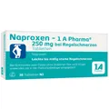 Produktbild: Naproxen - 1 A Pharma® 250 mg bei Regelschmerzen