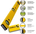 Produktbild: Stabila Wasserwaage Wasserwaage Type 70 W, 60 cm, leichtes Alu-Profil