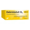 Produktbild: 🔥Dekristolvit D3 2.000 I.E. Tabletten, 120 St PZN 10818546