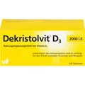 Produktbild: DEKRISTOLVIT D3 2.000 I.E. Tabletten 120 St PZN10818546
