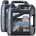 Produktbild: 2x Liqui Moly 1243 Motorbike 4T 10W-40 Street Motorrad Motoröl Synthese 4L